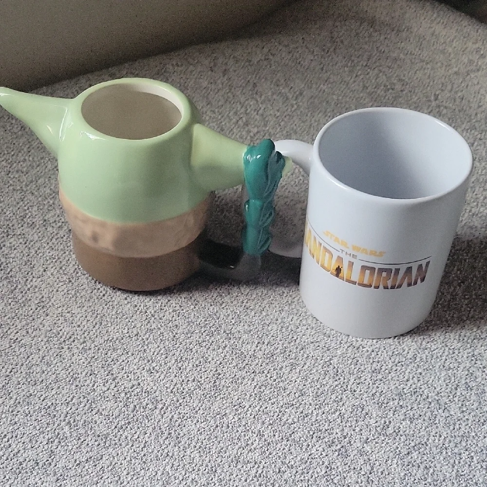 STAR WARS Baby Yoda Mug coffe cup set 2